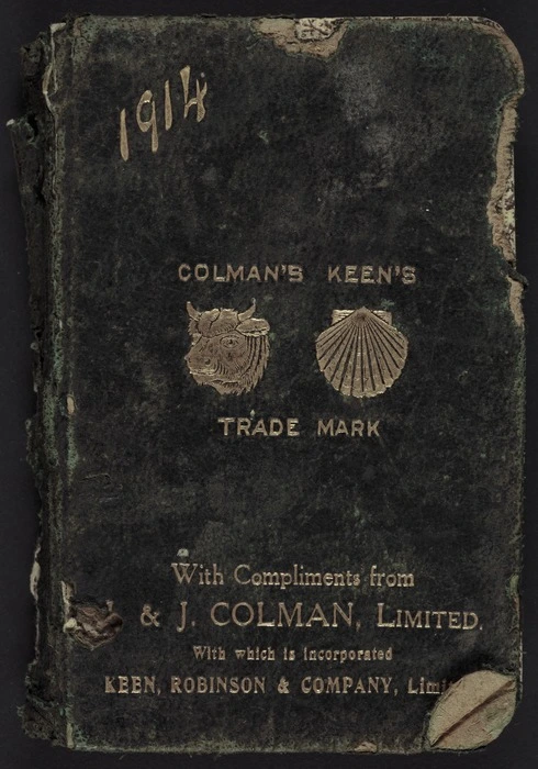 Graham, John Reginald, 1893-1982 : First World War diary