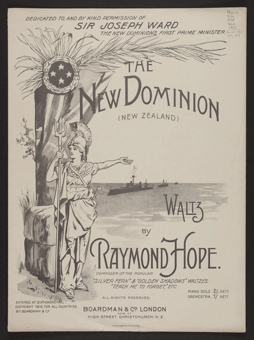 The new Dominion : valses / composed by Raymond Hope.