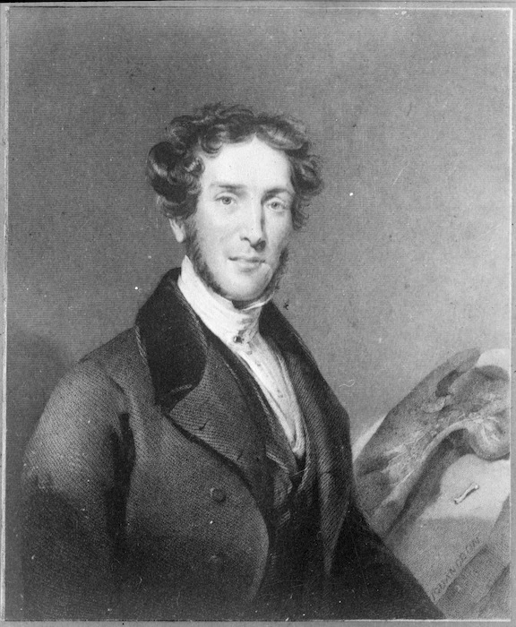 Masquerier, John James, 1778-1855 :Gideon Algernon Mantell ... Painted by J. J. Masquerier. Engraved by Samuel Stepney. London, 1837.