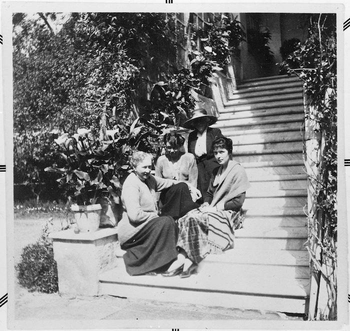 Katherine Mansfield at the Villa Flora, Menton, France
