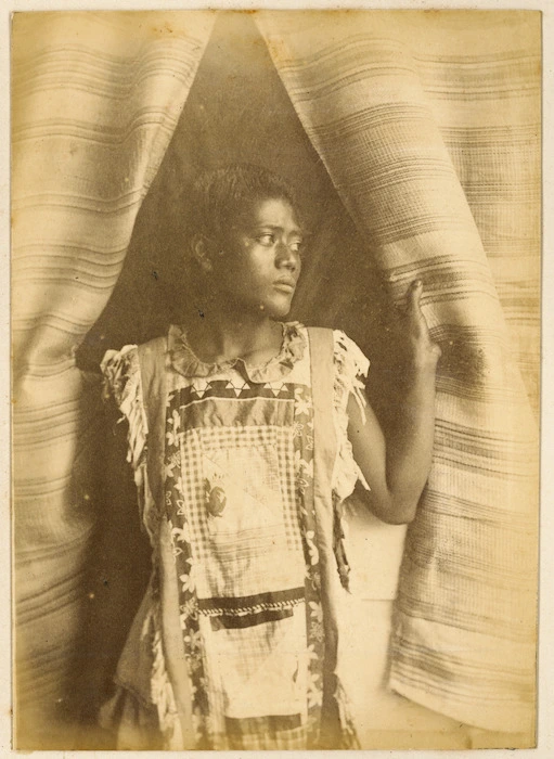 Portrait of a Samoan woman