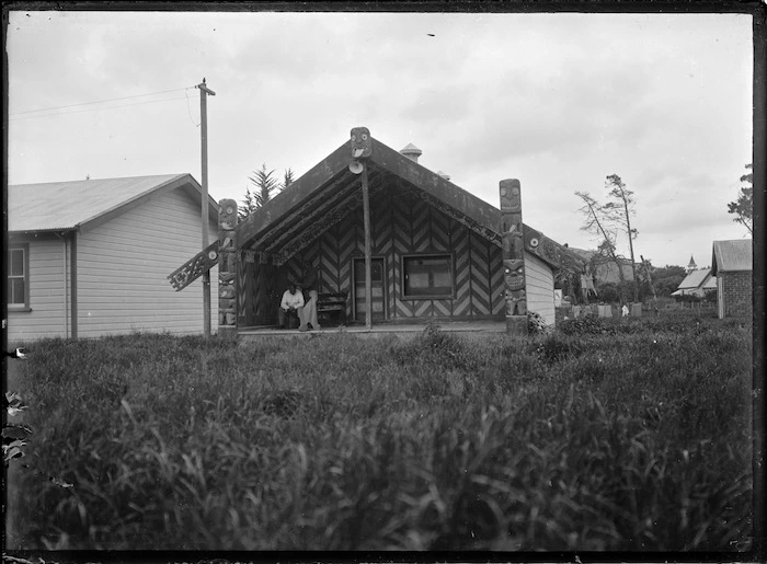 Mihiroa meeting house at Ngati Mihiroa Marae, Pakipaki, near Hastings.