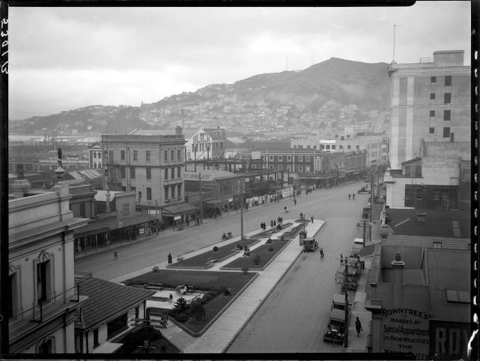 Te Aro Park with garden planting