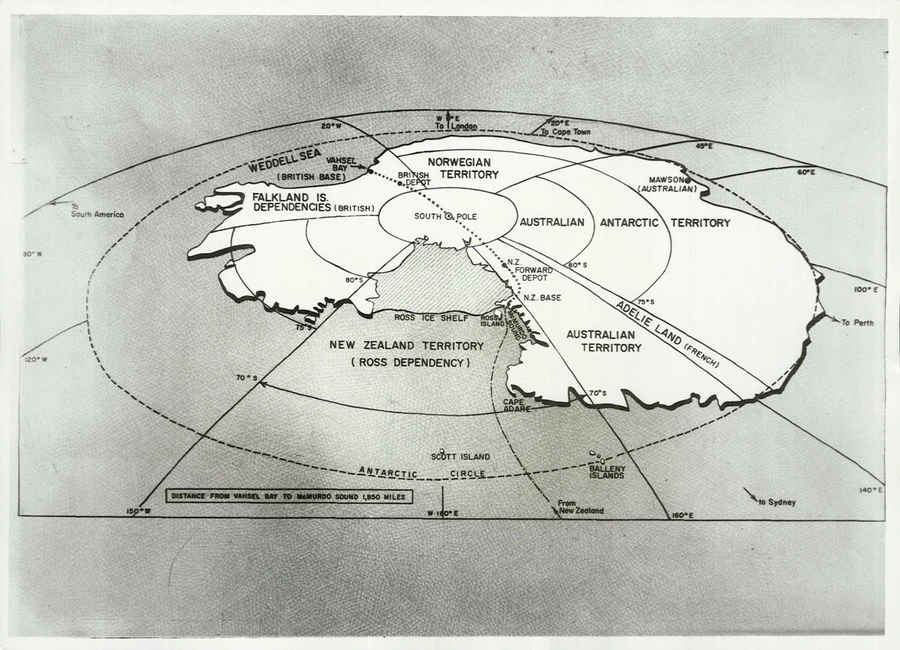 Map of Antarctica