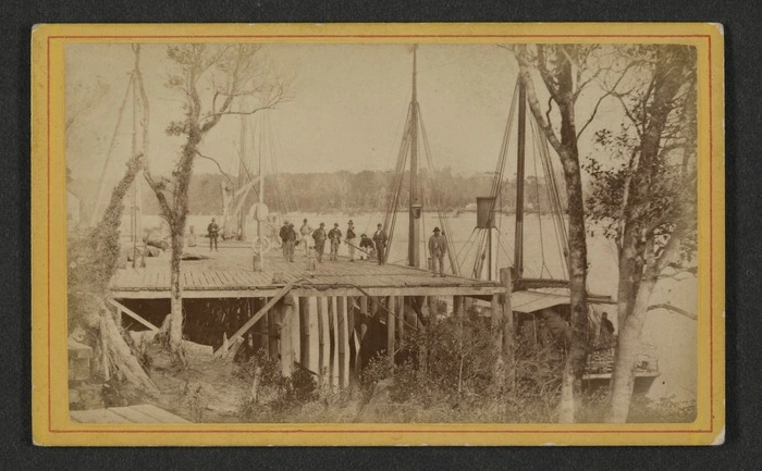 Lock, H T (Westport) fl 1885 :Photograph of Westport wharf