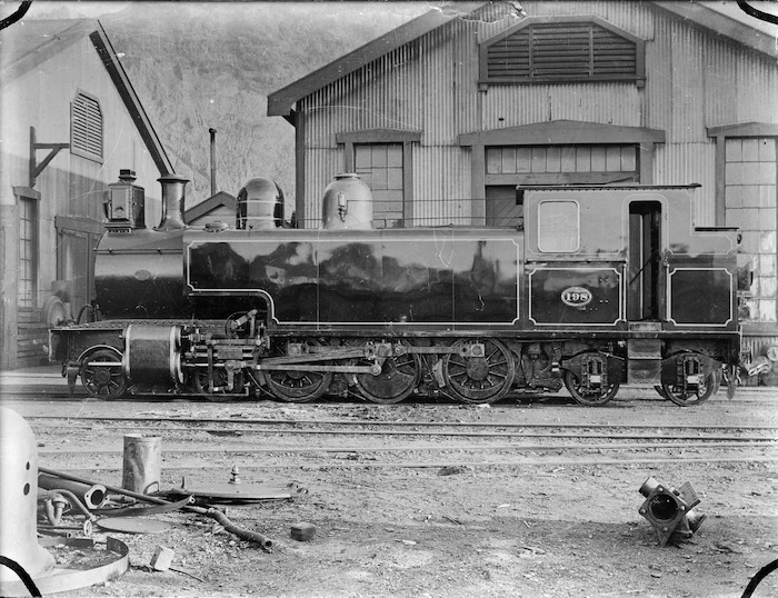 "We" class steam locomotive No 198 (4-6-4T type).