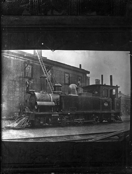 "Wh" class steam locomotive no. 448 (2-6-2T type).