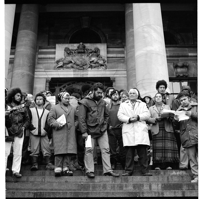 Aftermath of the arrival of the Māori Land March into Wellington