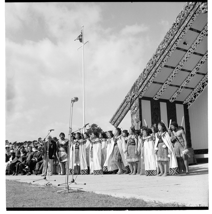 Opening ceremonies at Hoani Waititi Marae, Glen Eden, Auckland