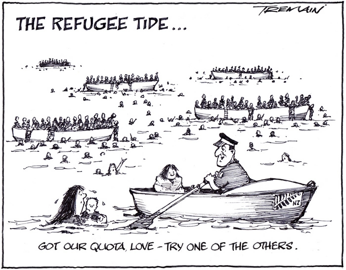 The refugee tide