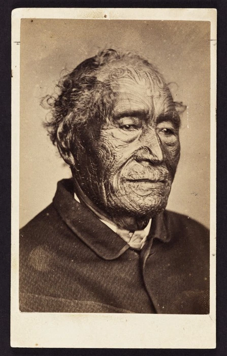 Pulman, Elizabeth, 1836-1900 : Portrait of Tamati Waka Nene