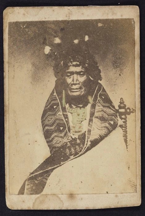 Richards, Edward Smallwood, 1834-1917 :Portrait of Te Rangi Topeora