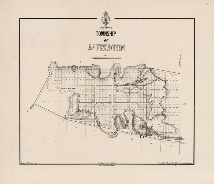Township of Alfredton / drawn by T.M. Grant ; surveyed by W. Dennan.