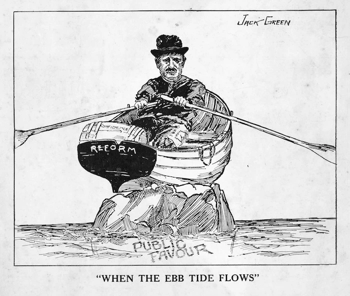 Green, Jack, fl 1928 :When the ebb tide flows. Farming First, 10 December 1928 (front page).