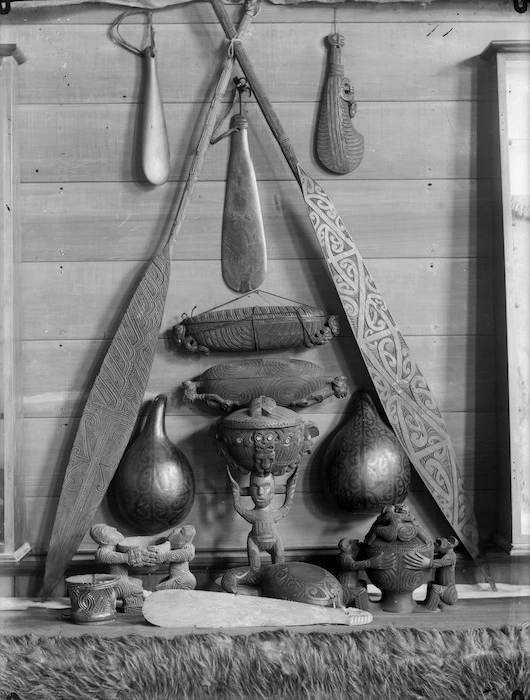 Traditional Maori artifacts