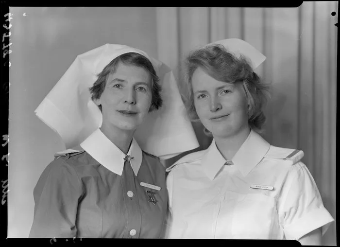 Two unidentified nurses