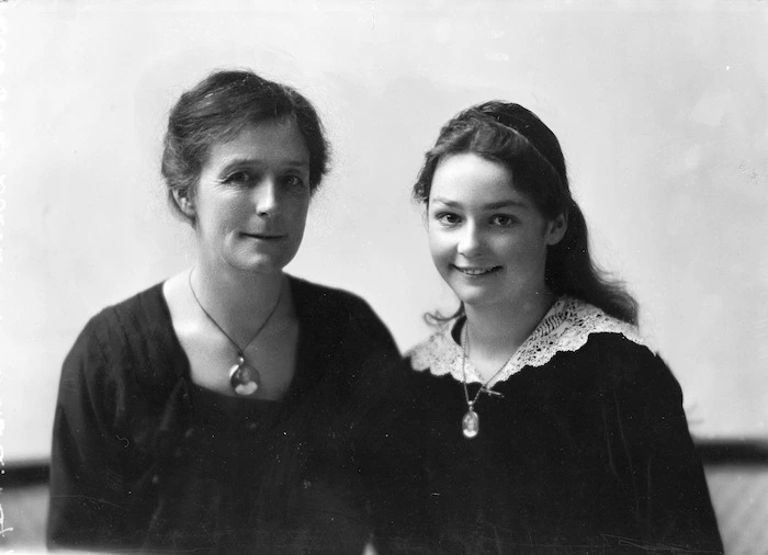 Joan Zohrab and her mother