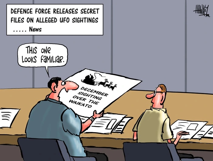 Defence Force releases secret files on alleged UFO sightings.... News. 23 December 2010