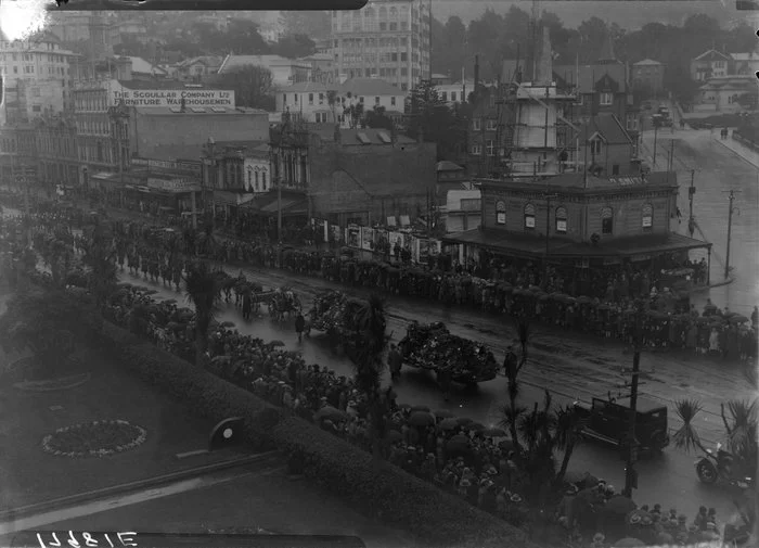 Funeral procession, Wellington