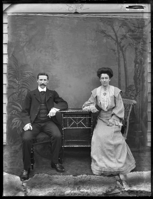 Unidentified man and woman