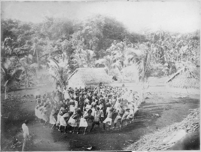 Ceremony at Mago Island, Fiji