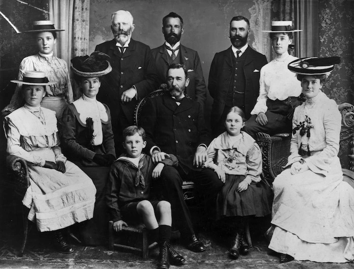 Delahenty, A L :Photograph of Beauchamp family at Las Palmas, 1903