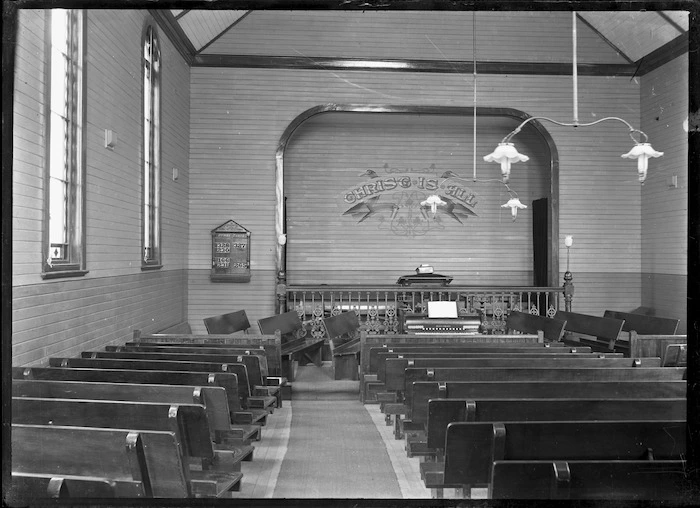 Inside the Baptist Church, Buick Street, Petone