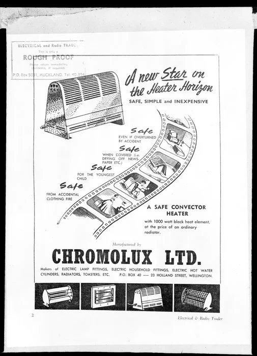 Poster, Chromolux heaters