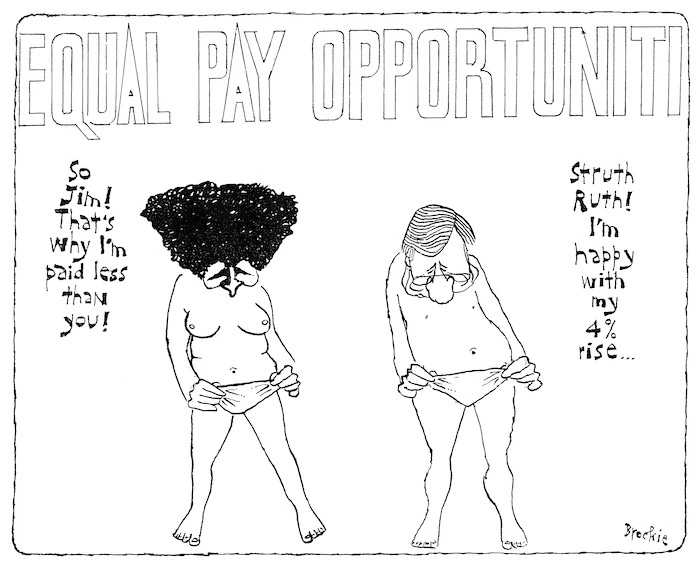 Brockie, Bob, 1932- :Equal Pay Opportuniti. National Business Review, 14 December 1990.