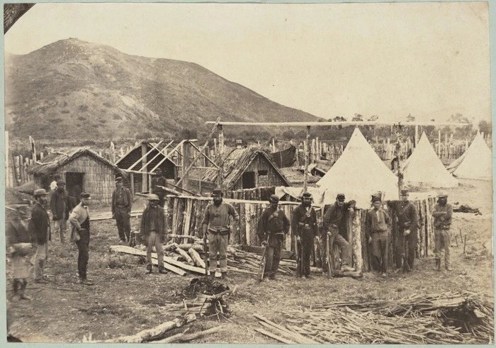 Captain Westrup's camp, Poverty Bay