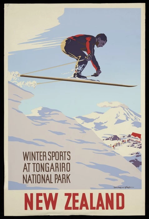 King, Marcus, 1891-1983 :Winter sports at Tongariro National Park New Zealand [ca 1960]