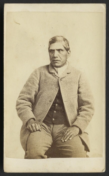 Richards, E S (Wellington) fl 1862-1873 :Portrait of Mohi Ngaponga