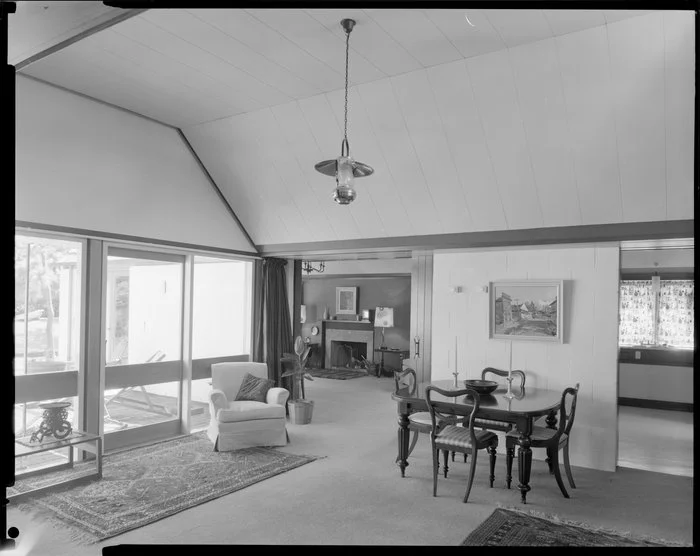 Interior, living room, Paprill House