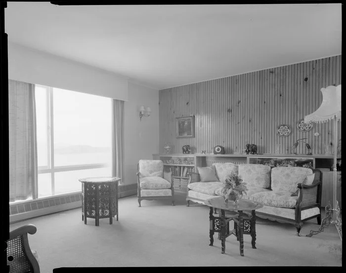 Living room, Vautier House [Wellington?]