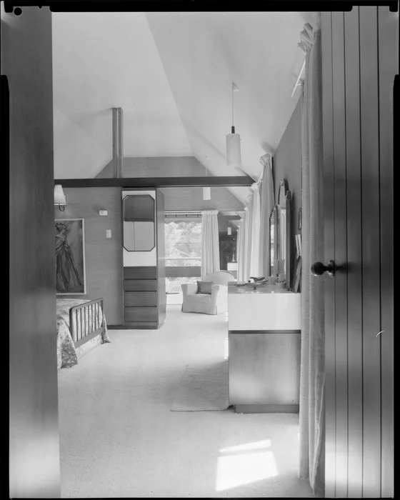 Interior, bedroom, Paprill House