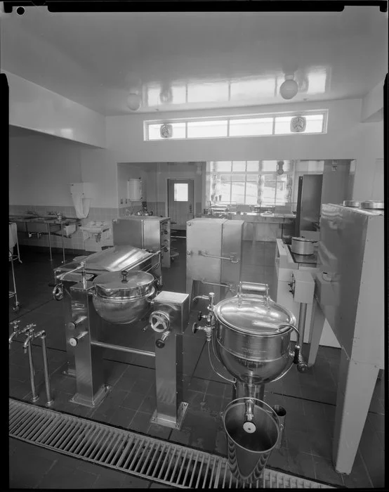 Kitchen interior, Porirua Hospital