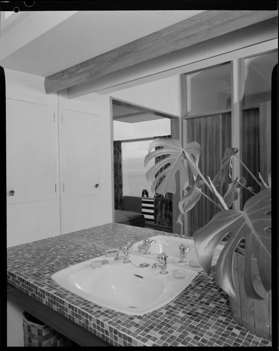 Bathroom interior, Winkler house, Wellington