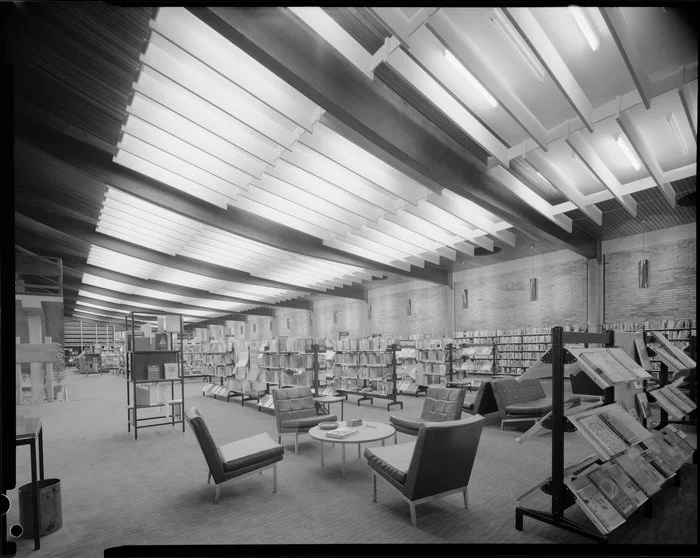 Public library, interior, Gisborne