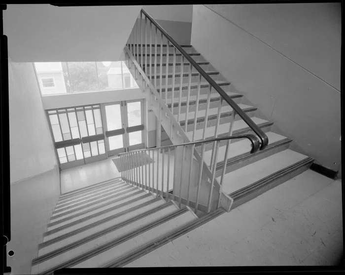 Wellington Polytechnical College, interior staircase