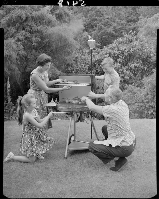 James Smith - Waltzing Matilda barbeque with models