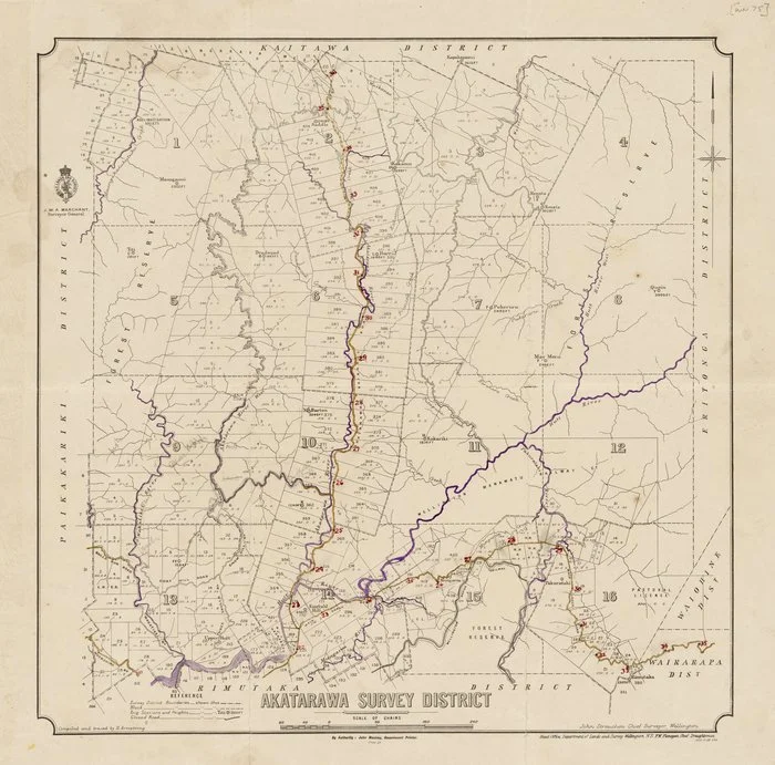 Akatarawa Survey District [electronic resource] / compiled and traced by H. Armstrong.