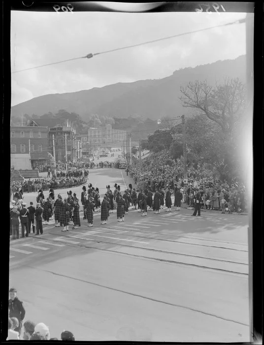 Anzac Day ceremony at the Cenotaph, Wellington