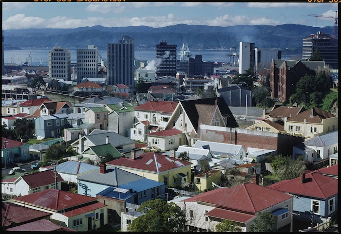 View over Thorndon, Wellington