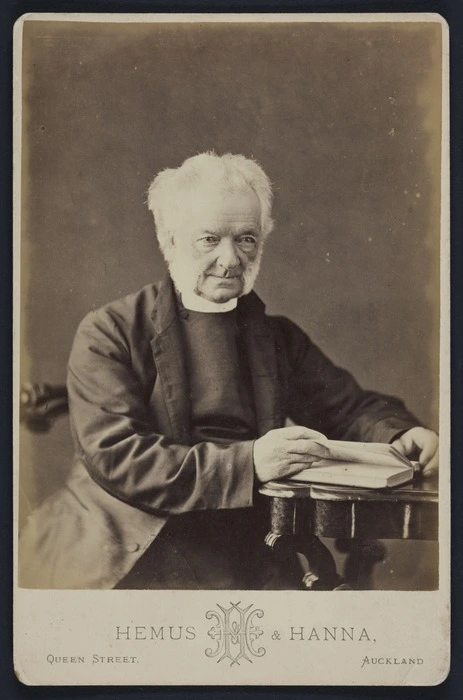 Hemus & Hanna (Auckland) fl 1879-1882 :Portrait of Archdeacon A N Brown