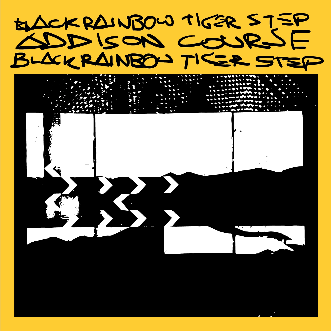 Black rainbow tiger step / Addison Course.