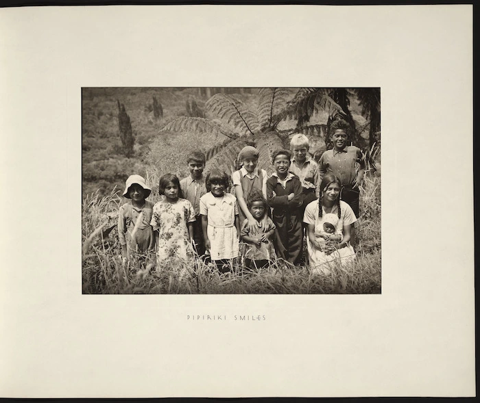 Maori children, Pipiriki