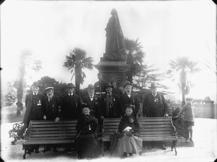 Veterans from the 18th Royal Irish Regiment, Albert Park, Auckland