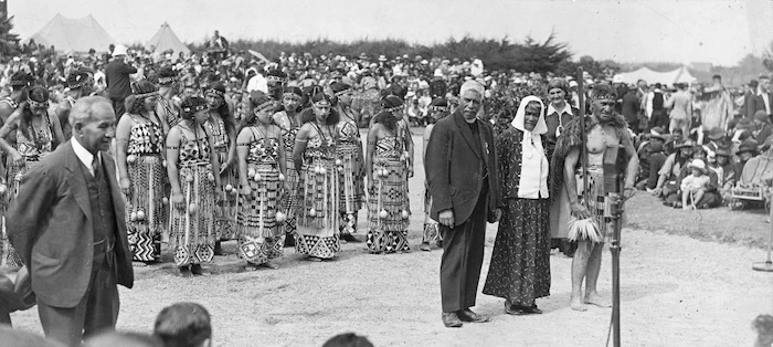 Opening ceremony for Turongo House at Turangawaewae Marae, Ngaruawahia