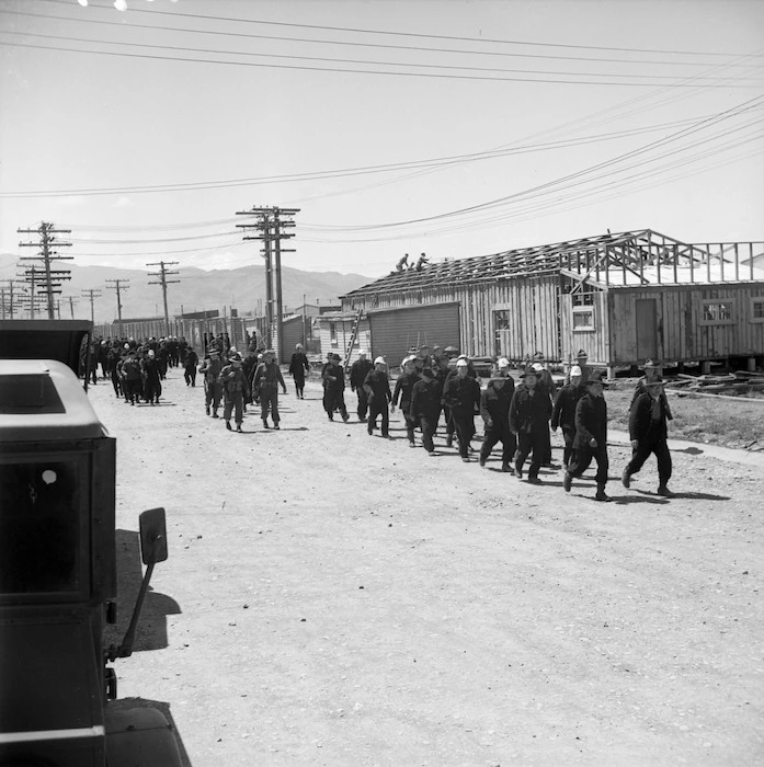 Japanese prisoners of war, near Featherston