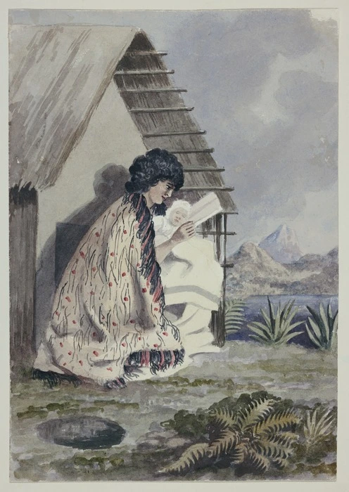 [Merrett, Joseph Jenner], 1815-1854 :[The Hobson album. Woman and child. ca 1842]
